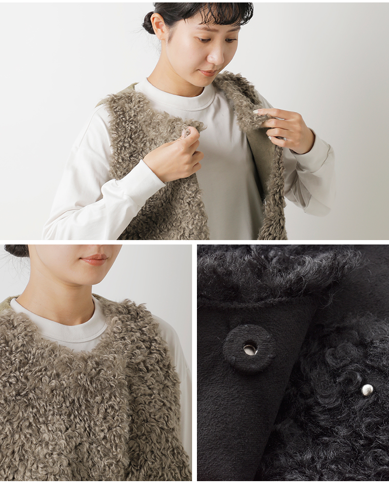 Munich ミューニック カーリー フェイクファー シープボア