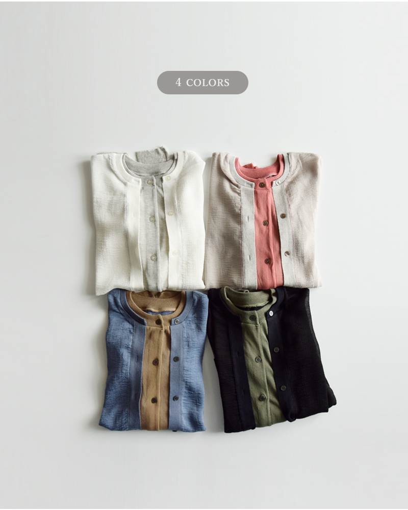 Munich(ミューニック)クレープジョーゼットニットドッキングカーディガンmn252k04