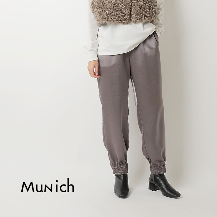 Munich(ミューニック)ヴィンテージダブルサテントラックパンツmn252p43