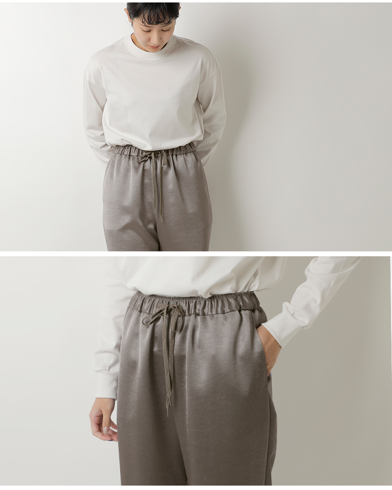 Munich(ミューニック)ヴィンテージダブルサテントラックパンツmn252p43