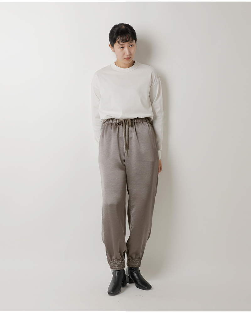 Munich(ミューニック)ヴィンテージダブルサテントラックパンツmn252p43