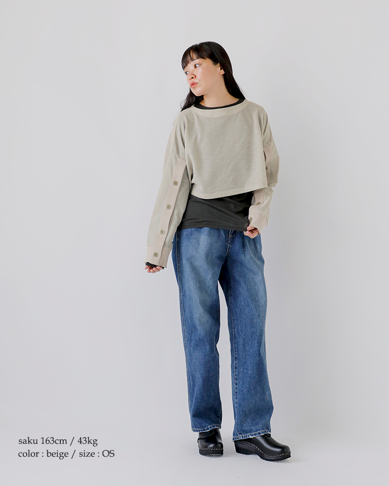 Munich(ミューニック)ロングスリーブショートトップスmn252u02