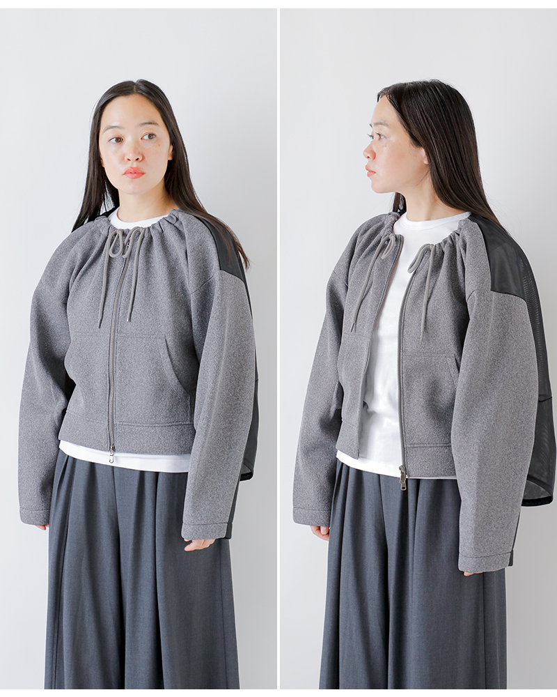 Munich ミューニックブルゾン ネイビー クーポン対象】Munich ミューニック シアー メッシュ ダブル