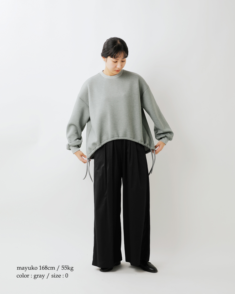 MANON(マノン)ダンボールニット長袖スピンドルTシャツ“CARDBOARDKNITLONGSLEEVESPINDLETEE”mnn-c-172