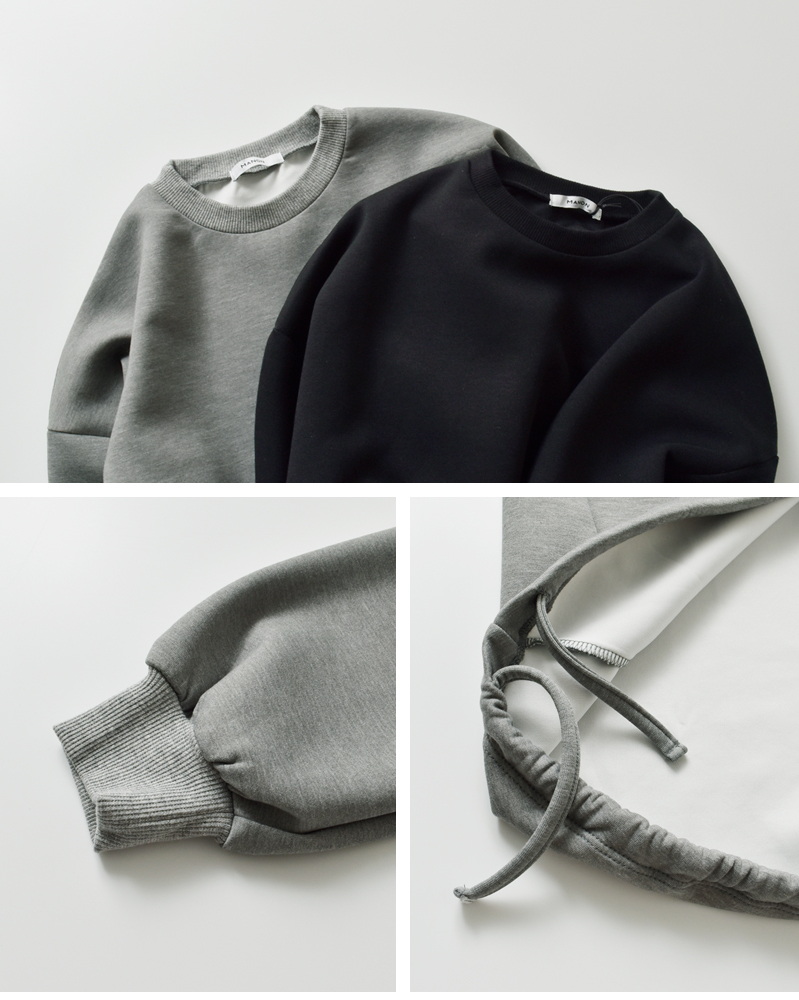 MANON(マノン)ダンボールニット長袖スピンドルTシャツ“CARDBOARDKNITLONGSLEEVESPINDLETEE”mnn-c-172