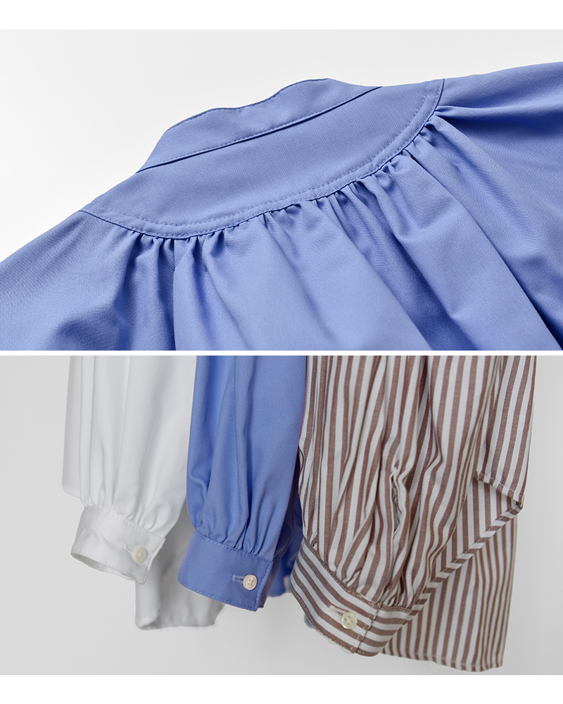 MANON(マノン)コットンハイスペックピンオックスアミカルシャツ“PINOXAMICALSHT”mnn-sh-301