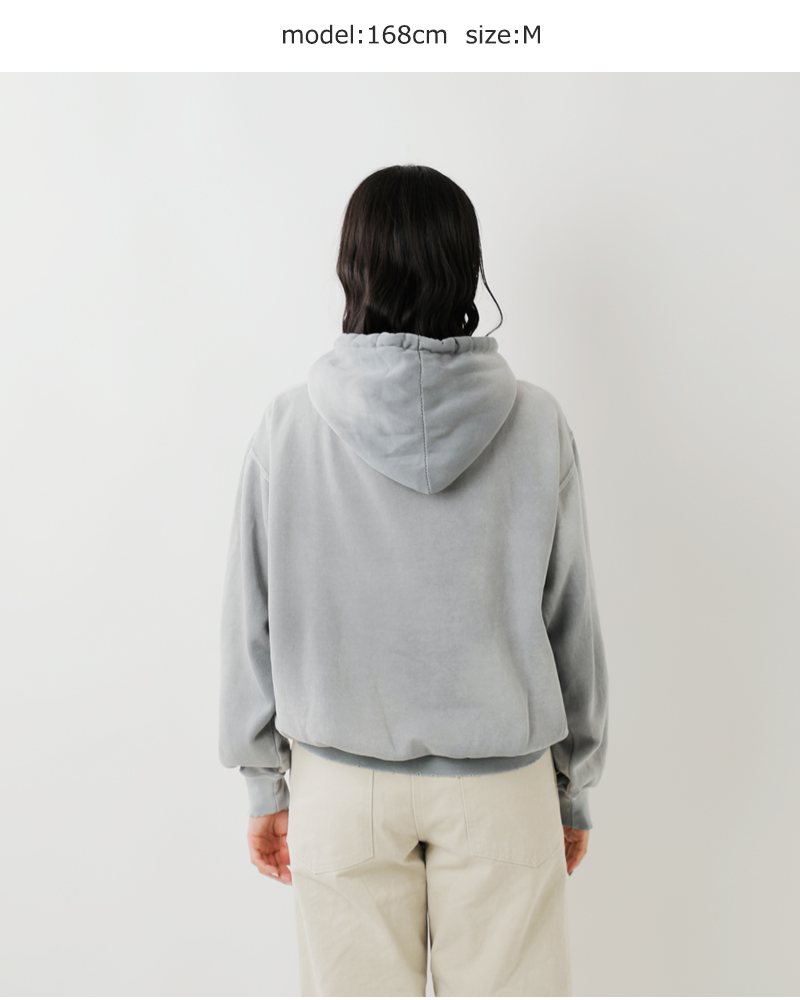 MOOJIMOOJI(ムージームージー)コットンクラシックフーディーエイジドスウェットパーカー“CLASSICHOODIEAGED”moo-25f-11
