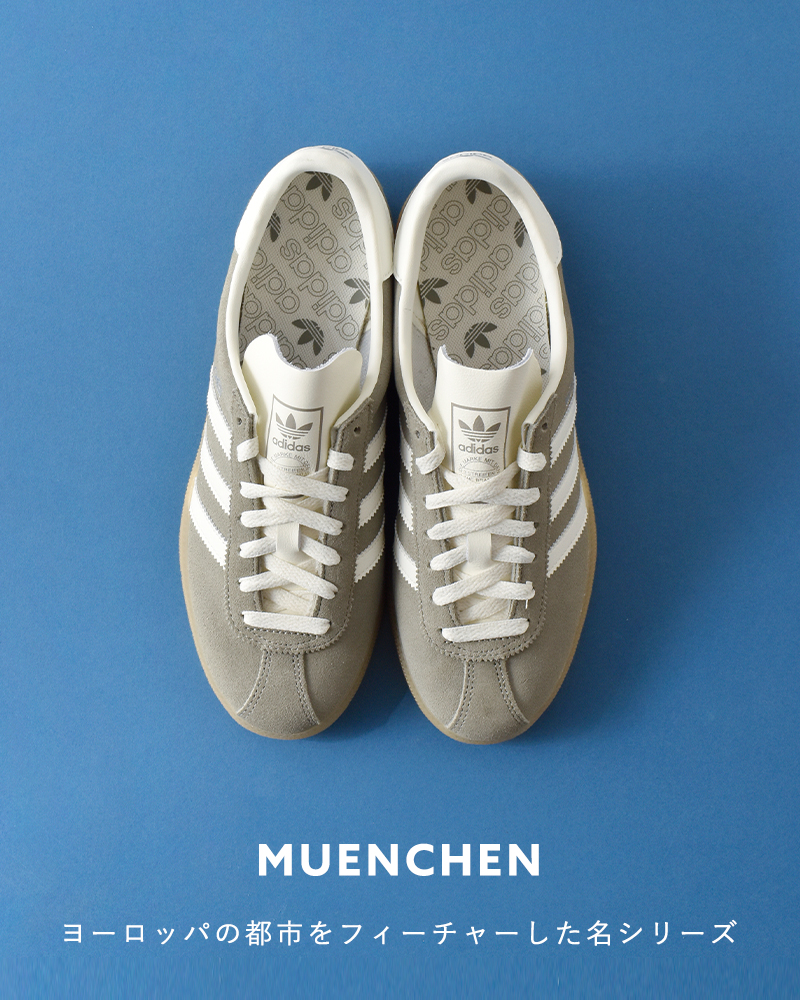 adidas Originals(アディダス オリジナルス)ミュンヘンWプレミアムスエードローカットスニーカー“MUENCHENW”muenchen-w