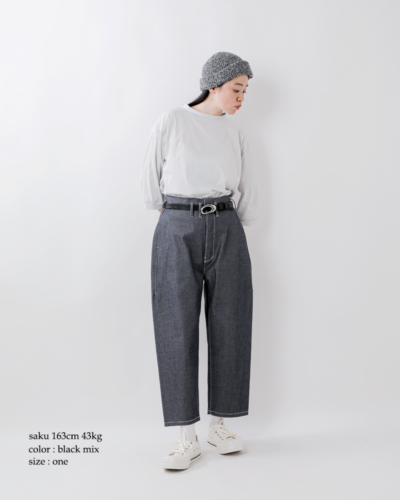 Nine Tailor(ナインテイラー)コットンシルクブレンド三つ折りニット帽“OrachWatch”n-1530