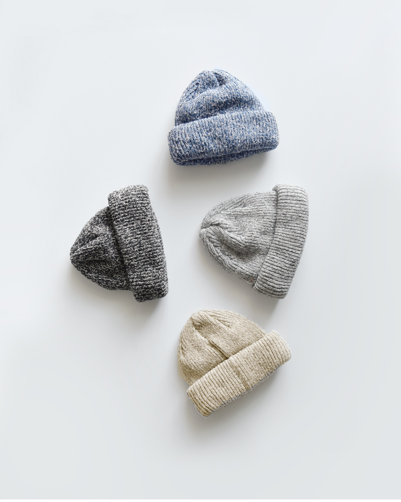 Nine Tailor(ナインテイラー)コットンシルクブレンド三つ折りニット帽“OrachWatch”n-1530