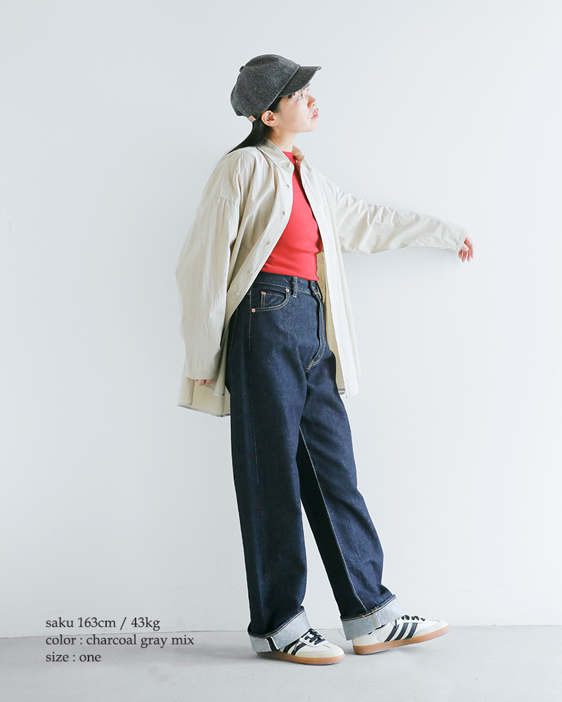Nine Tailor(ナインテイラー)レザーベルト6パネルキャップ“Lymingtoncap”n-196-same1