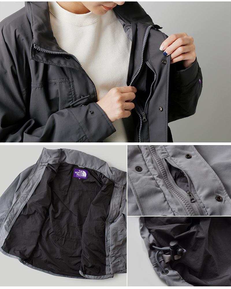THE NORTH FACE PURPLE LABEL(ノースフェイスパープルレーベル)撥水パーテックスアンリミテッドフィールドジャケット“PERTEXUNLIMITEDPLASFieldJacket”n25fa035