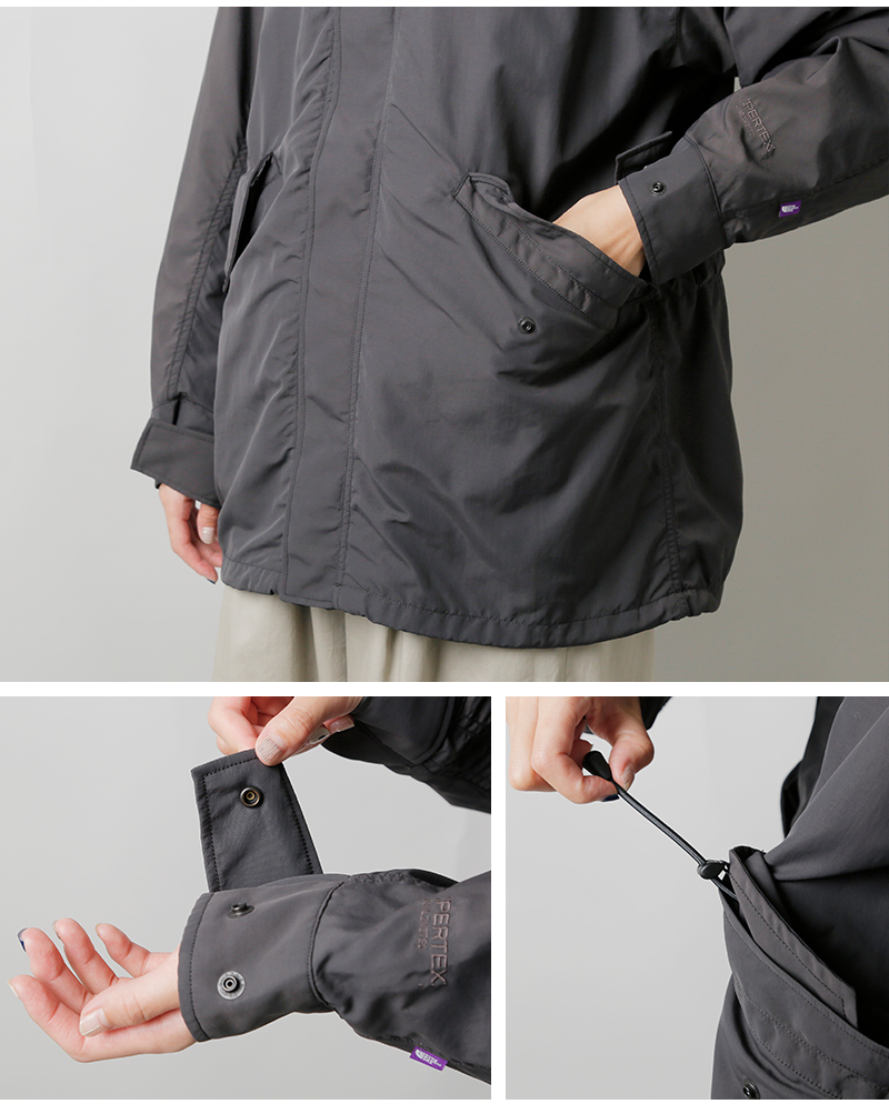 THE NORTH FACE PURPLE LABEL(ノースフェイスパープルレーベル)撥水パーテックスアンリミテッドフィールドジャケット“PERTEXUNLIMITEDPLASFieldJacket”n25fa035