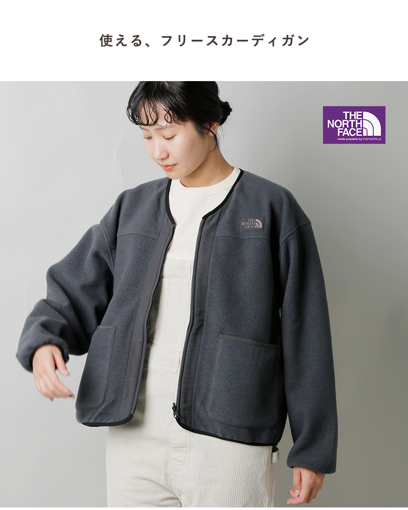 THE NORTH FACE PURPLE LABEL(ノースフェイスパープルレーベル)プラスフリースフィールドカーディガン“PLASFleeceFieldCardigan”n25fa037