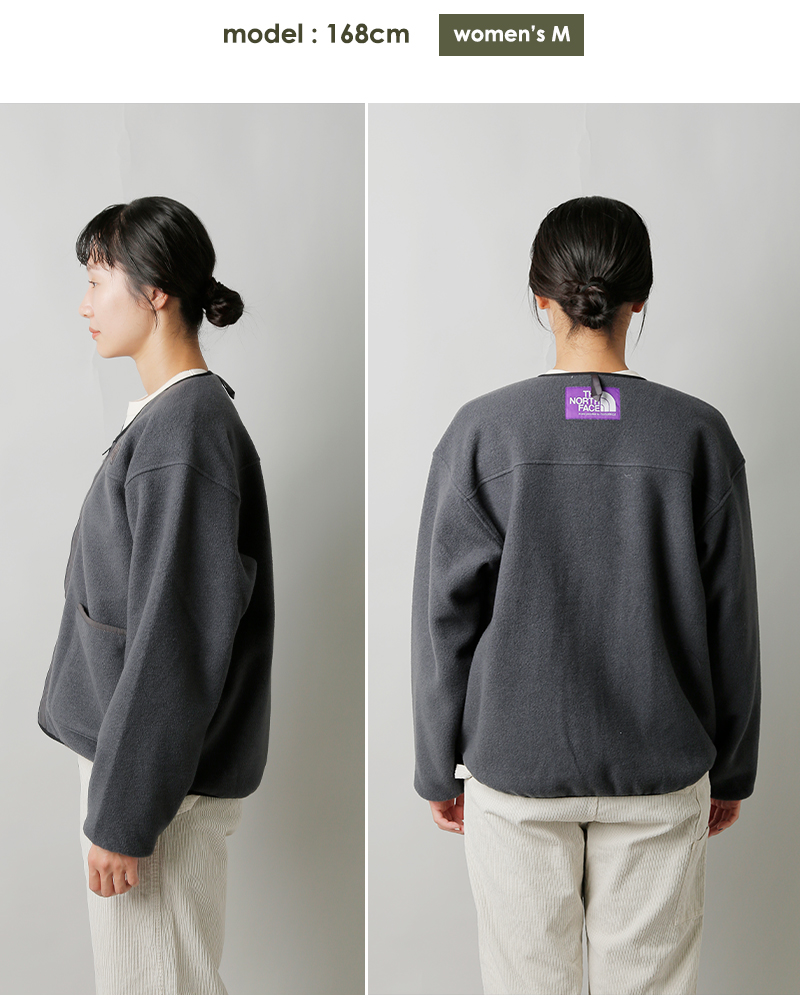 THE NORTH FACE PURPLE LABEL(ノースフェイスパープルレーベル)プラスフリースフィールドカーディガン“PLASFleeceFieldCardigan”n25fa037