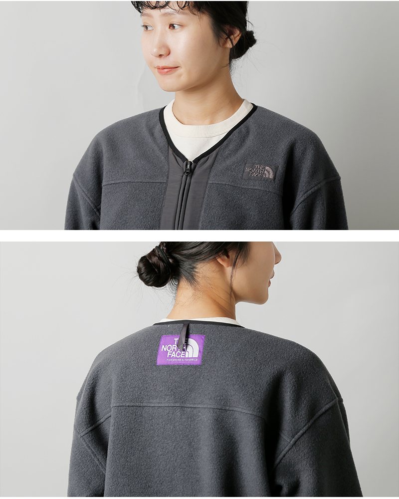 THE NORTH FACE PURPLE LABEL(ノースフェイスパープルレーベル)プラスフリースフィールドカーディガン“PLASFleeceFieldCardigan”n25fa037