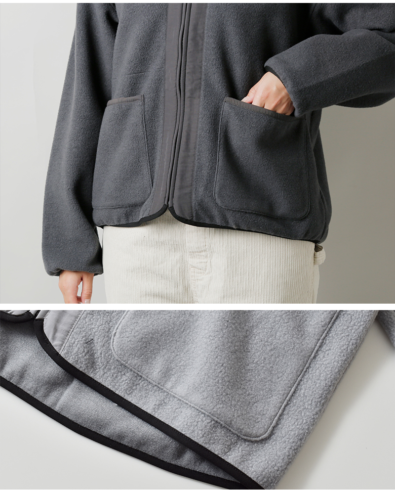 THE NORTH FACE PURPLE LABEL(ノースフェイスパープルレーベル)プラスフリースフィールドカーディガン“PLASFleeceFieldCardigan”n25fa037