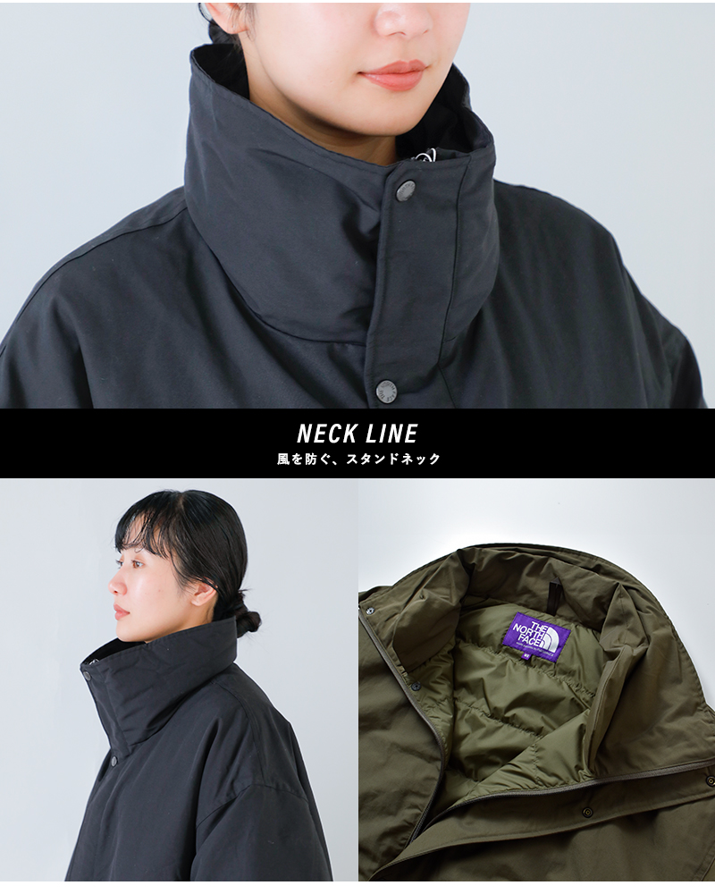 THE NORTH FACE PURPLE LABEL(ノースフェイスパープルレーベル)撥水ダブルピークフィールドダウンコート“DoublePeakFieldDownCoat”n25fb106