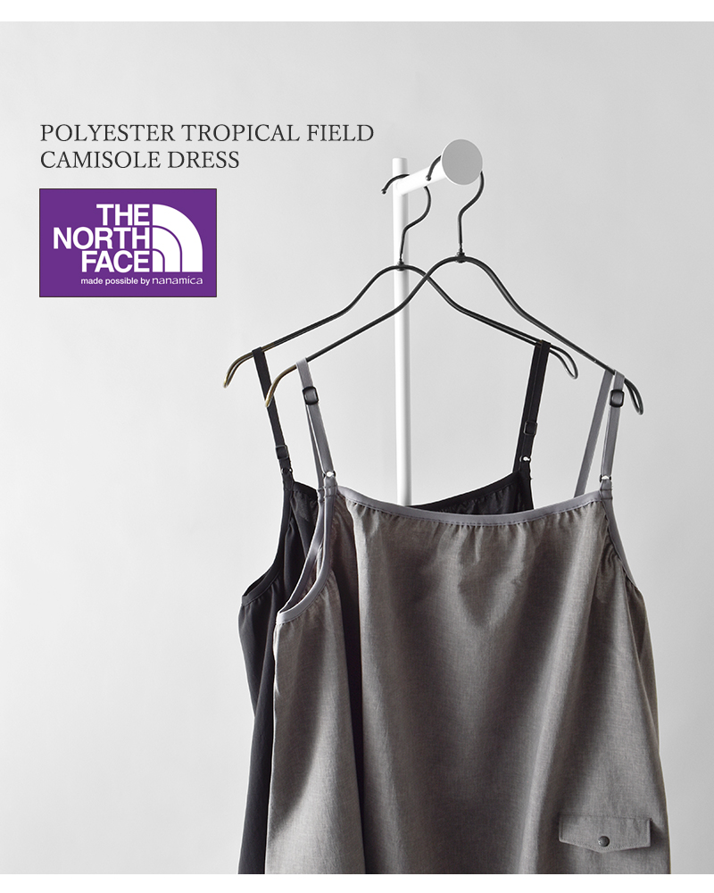 THE NORTH FACE PURPLE LABEL(ノースフェイスパープルレーベル)速乾撥水トロピカルフィールドキャミソールドレス“PolyesterTropicalFieldCamisoleDress”n25ff014