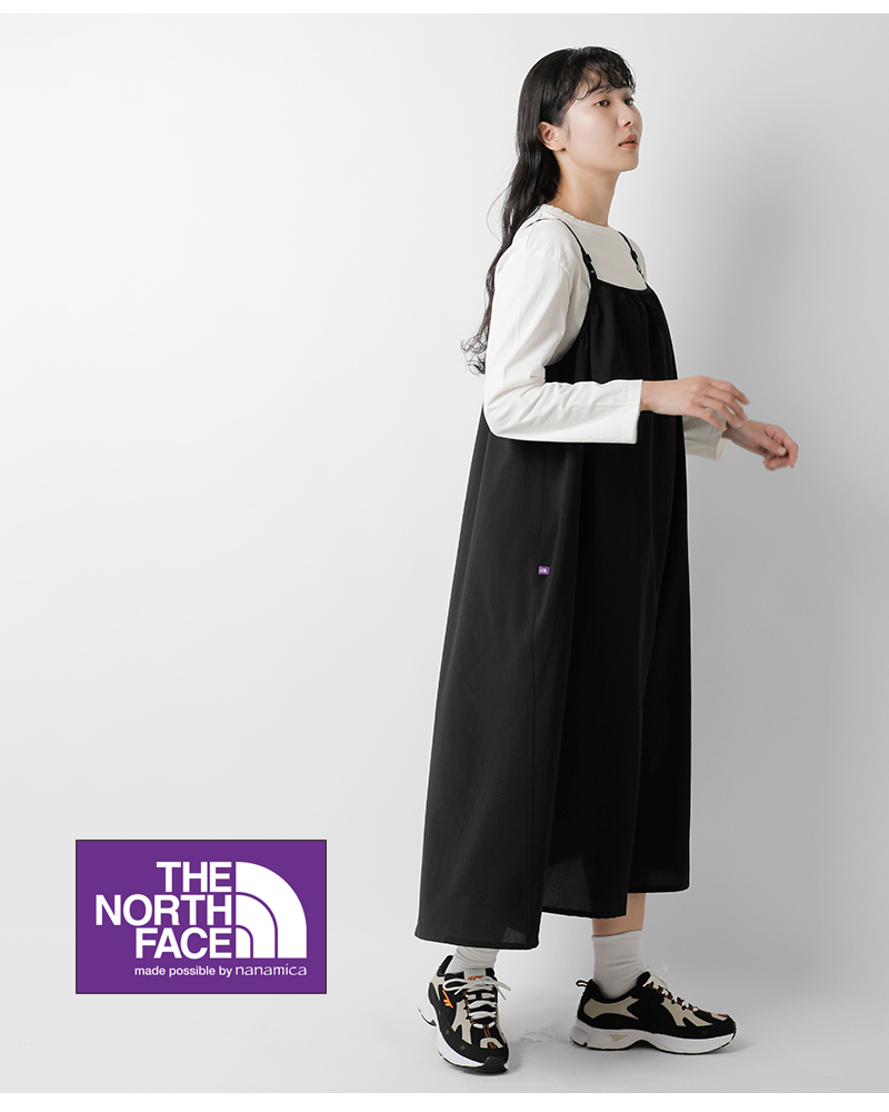 THE NORTH FACE PURPLE LABEL(ノースフェイスパープルレーベル)速乾撥水トロピカルフィールドキャミソールドレス“PolyesterTropicalFieldCamisoleDress”n25ff014