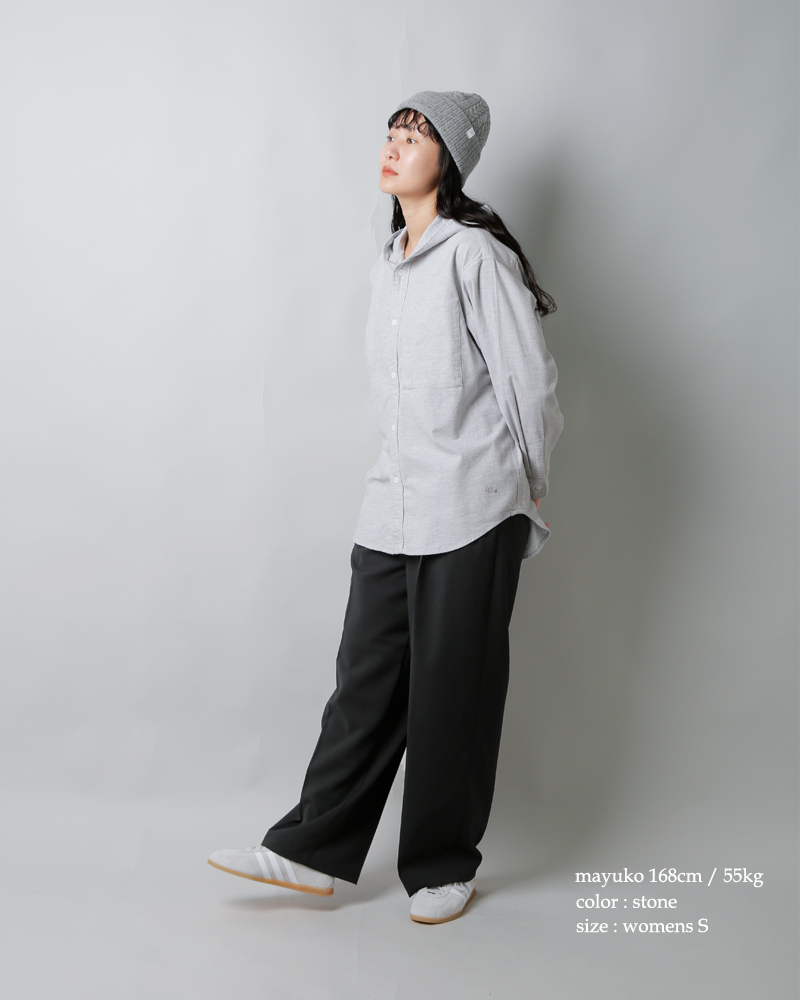 THE NORTH FACE PURPLE LABEL(ノースフェイスパープルレーベル)オーガニックコットンフランネルフーデッドシャツ“FlannelMountainHoodedShirt”n25fg048