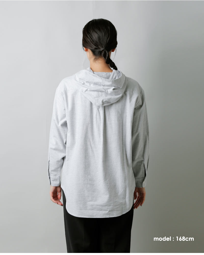 THE NORTH FACE PURPLE LABEL(ノースフェイスパープルレーベル)オーガニックコットンフランネルフーデッドシャツ“FlannelMountainHoodedShirt”n25fg048