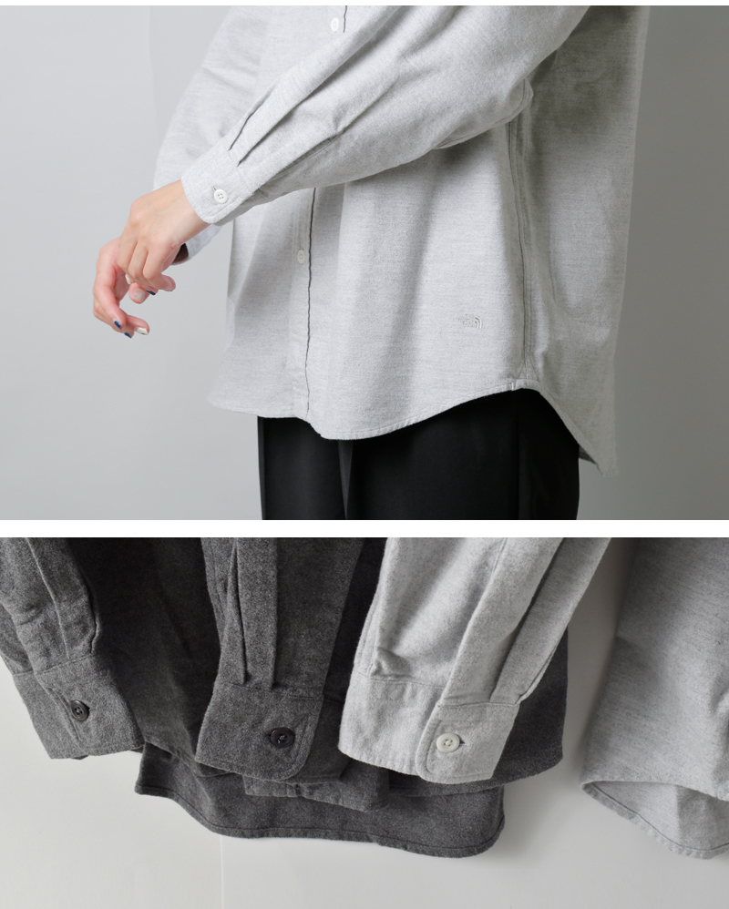 THE NORTH FACE PURPLE LABEL(ノースフェイスパープルレーベル)オーガニックコットンフランネルフーデッドシャツ“FlannelMountainHoodedShirt”n25fg048