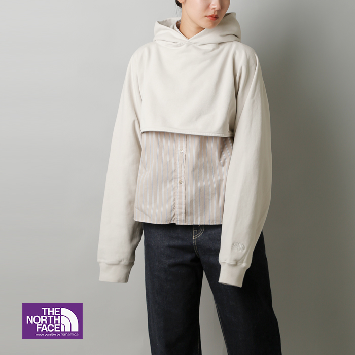 THE NORTH FACE PURPLE LABEL(ノースフェイスパープルレーベル)オーガニックコットン裏毛フィールドフーデッドスヌード“11ozFieldHoodedSnood”n25fk047