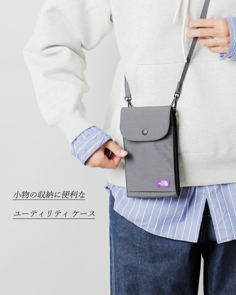 THE NORTH FACE PURPLE LABEL(ノースフェイスパープルレーベル)撥水マウンテンウィンドユーティリティケース“MountainWindUtilityCase”n25fu057