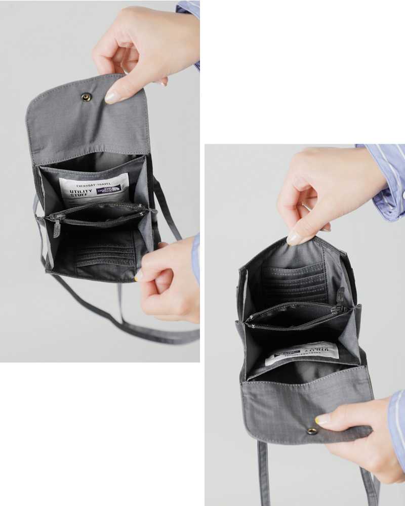 THE NORTH FACE PURPLE LABEL(ノースフェイスパープルレーベル)撥水マウンテンウィンドユーティリティケース“MountainWindUtilityCase”n25fu057