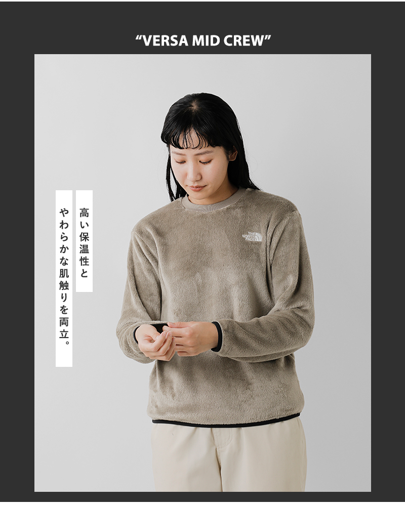 THE NORTH FACE(ノースフェイス)バーサミッドクルーネックプルオーバー“VersaMidCrew”naw72480