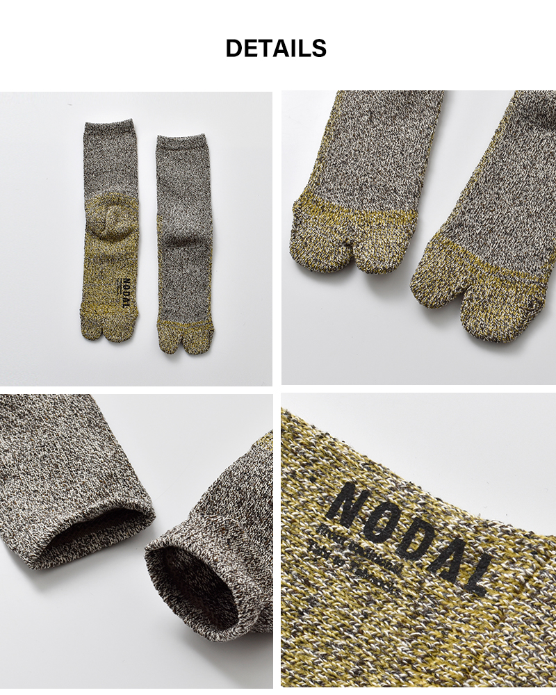 NODAL(ノーダル)コットンシルクソックス“CottonSilkSocks”nd21x005