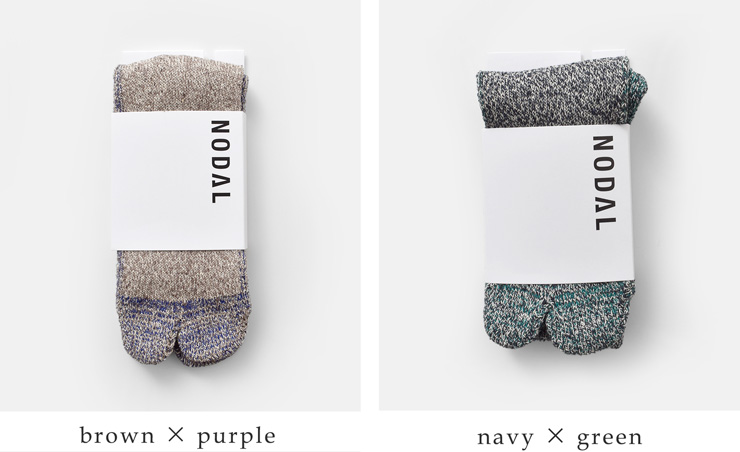 NODAL(ノーダル)コットンシルクソックス“CottonSilkSocks”nd21x005