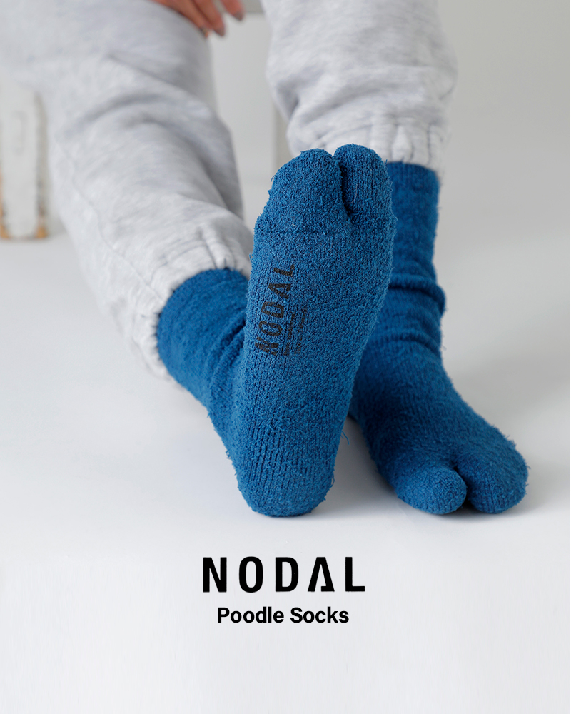 NODAL(ノーダル)ローゲージプードルソックス“PoodleSocks”ndy07