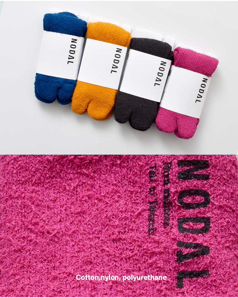 NODAL(ノーダル)ローゲージプードルソックス“PoodleSocks”ndy07