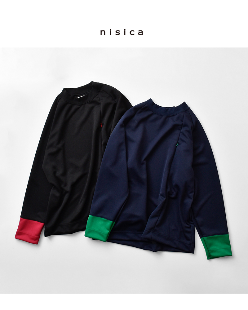 nisica(ニシカ)クルーネックカットソープルオーバーnis-1362