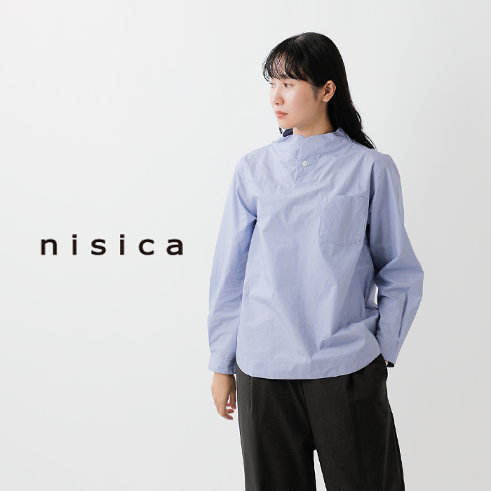 nisica(ニシカ)コットンタイプライタープルオーバーシャツnis-1371
