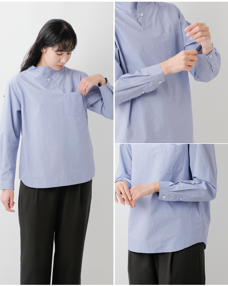 nisica(ニシカ)コットンタイプライタープルオーバーシャツnis-1371