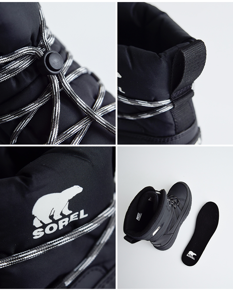 SOREL(ソレル)ウィットニー3スリッポンウォータープルーフショートブーツ“WHITNEYIIISLIP-ONWP”nl5283