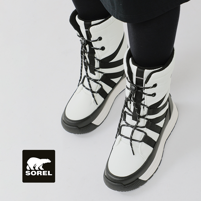 ☆最終値下げ☆ SOREL ウィンターブーツ ホワイト/ブラック SOREL ソレル ウィットニー3 トール ウォータープルーフ ブーツ