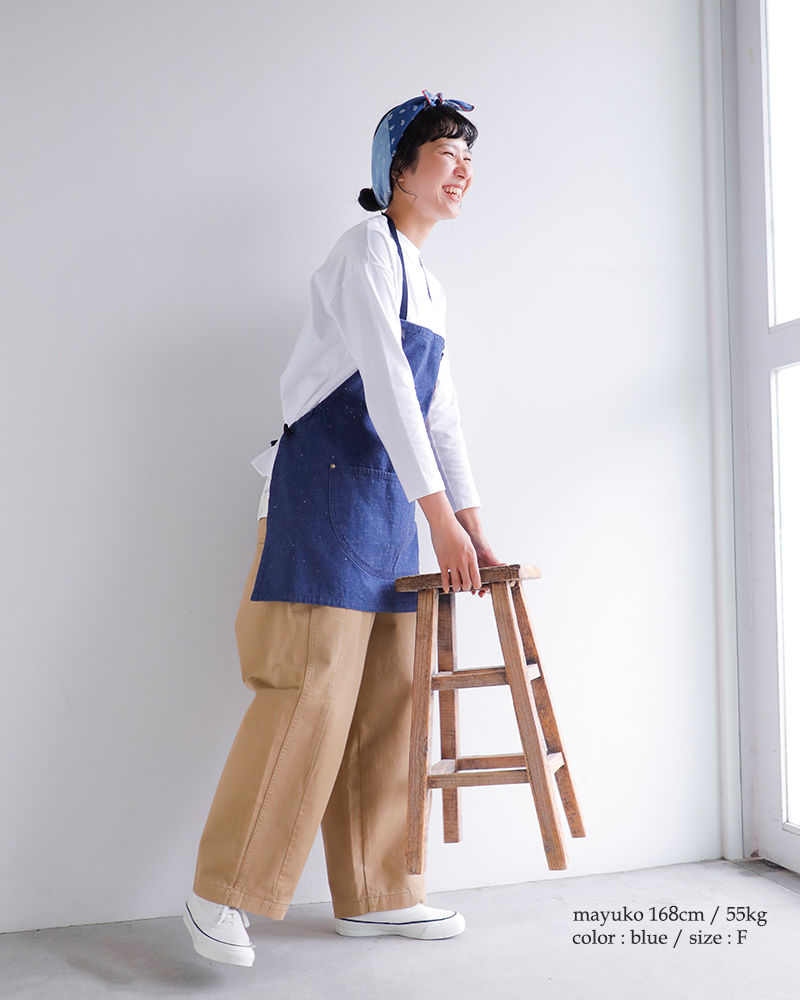 NAPRON(ナプロン)レザーポケット付きランバービブエプロン“LUMBERBIBAPRON”np-ap01-21a