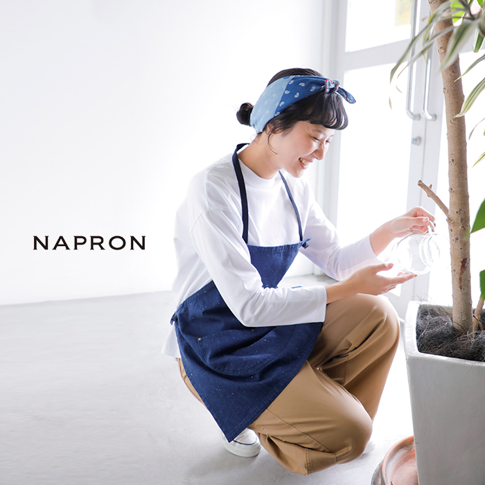 NAPRON(ナプロン)レザーポケット付きランバービブエプロン“LUMBERBIBAPRON”np-ap01-21a