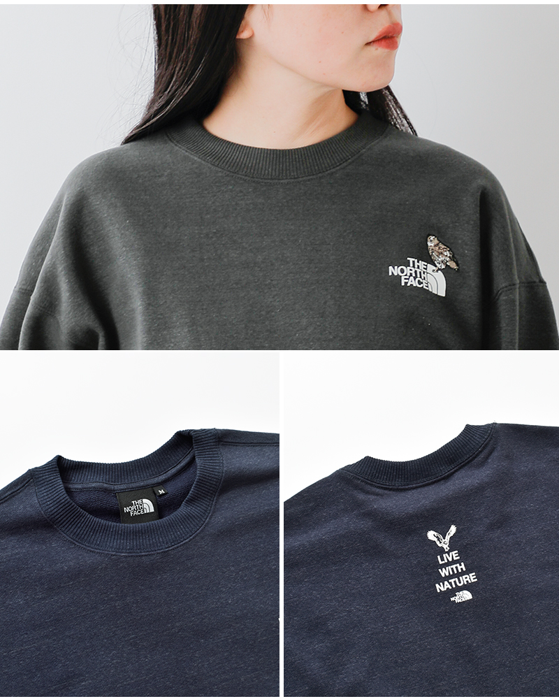 THE NORTH FACE(ノースフェイス)コットンカポックズーピッカープルオーバー“ZooPickerCrew”nt12536