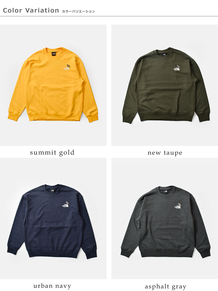 THE NORTH FACE(ノースフェイス)コットンカポックズーピッカープルオーバー“ZooPickerCrew”nt12536