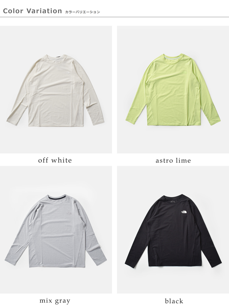 THE NORTH FACE(ノースフェイス)フラッシュドライアクション長袖Tシャツ“L/SFDAxionCrew”ntw82581