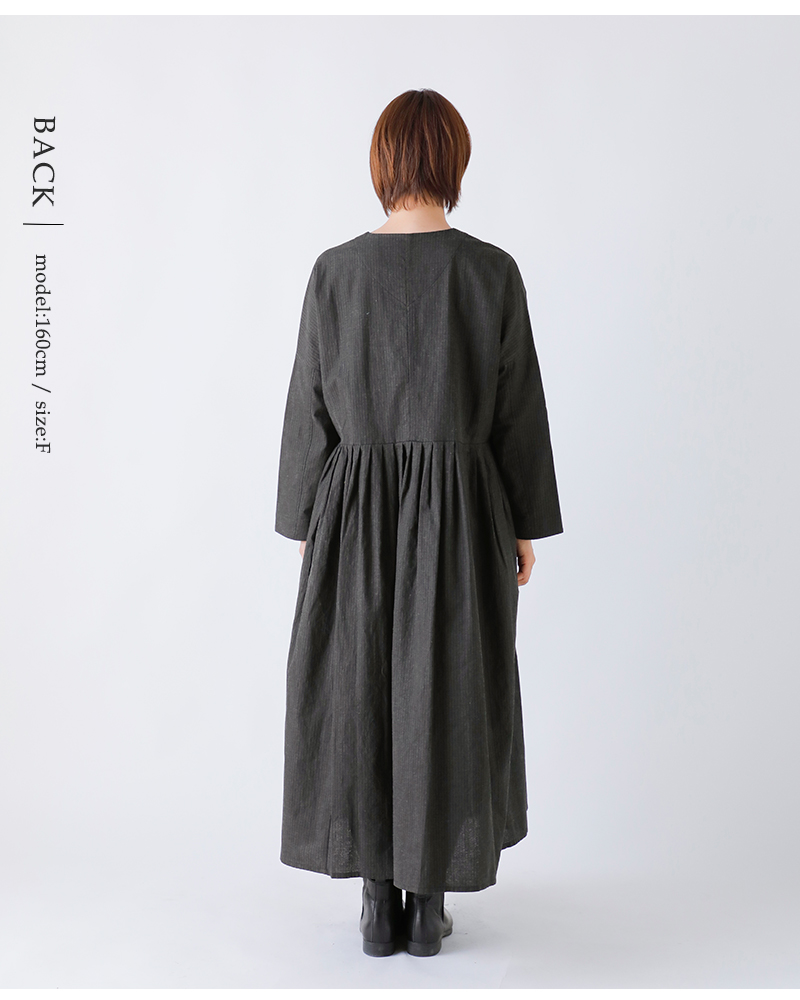 クーポン対象】MAGALI マガリ コットン リネン フリル