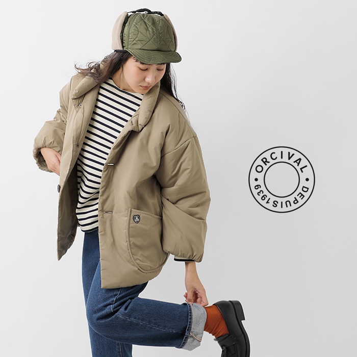 ORCIVAL(オーチバル・オーシバル)インサレーションスタンドカラーブルゾンor-a0580btt-25aw