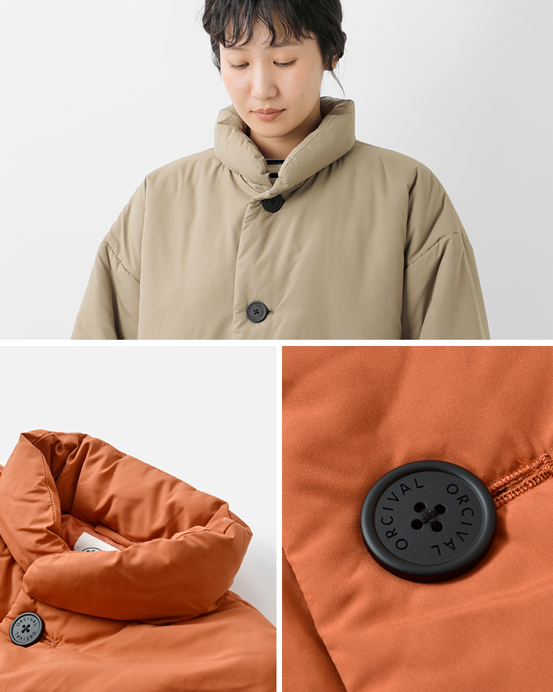 ORCIVAL(オーチバル・オーシバル)インサレーションスタンドカラーブルゾンor-a0580btt-25aw