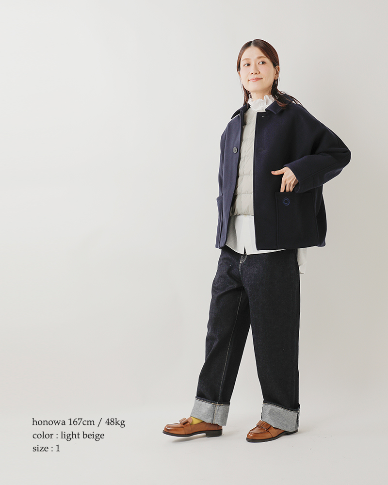 ORCIVAL(オーチバル・オーシバル)ライトダウンノーカラーショートブルゾンor-a0603dpr