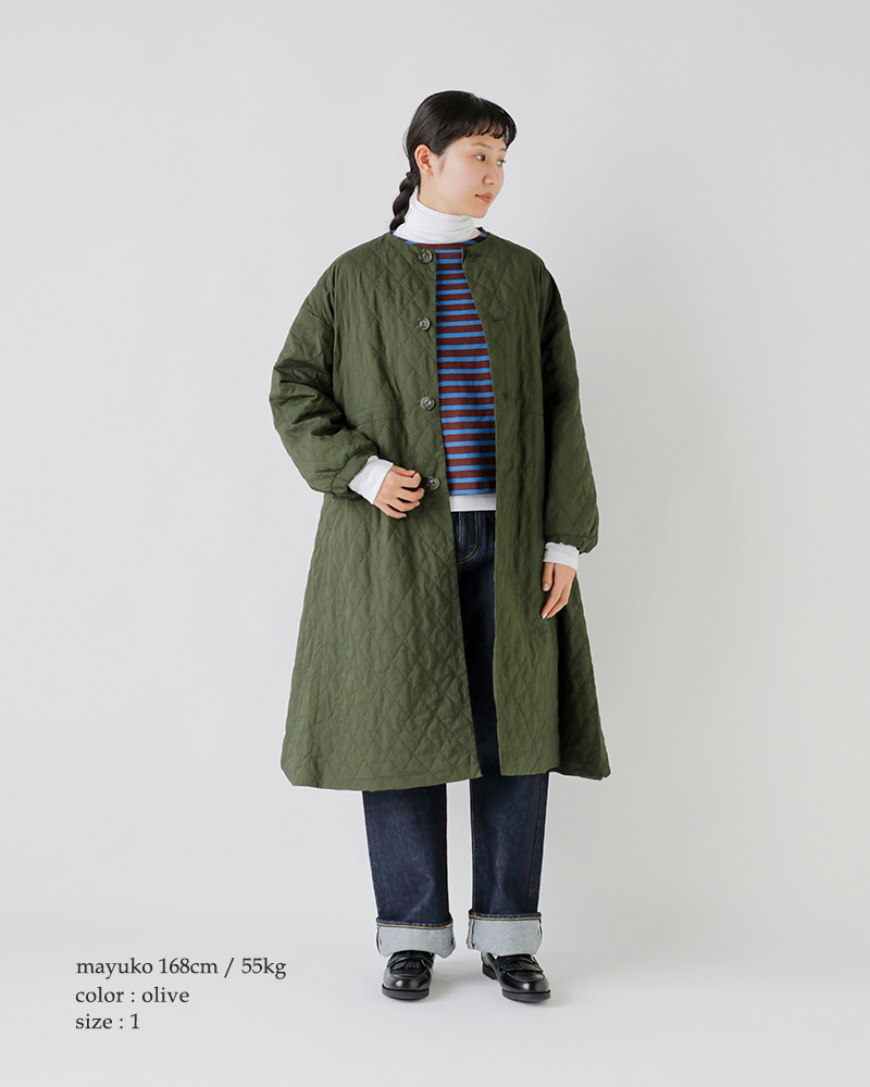 ORCIVAL(オーチバル・オーシバル)インスレーションキルトロングコートor-a0730ssa